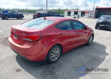 2015 Hyundai Elantra Se z USA, uszkodzony, nr VIN KMHDH4AE6FU351035